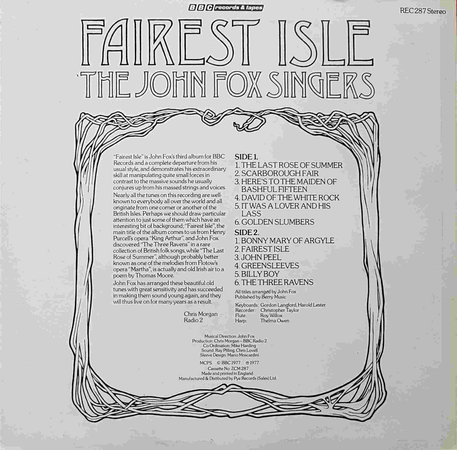 Back cover of REC 287